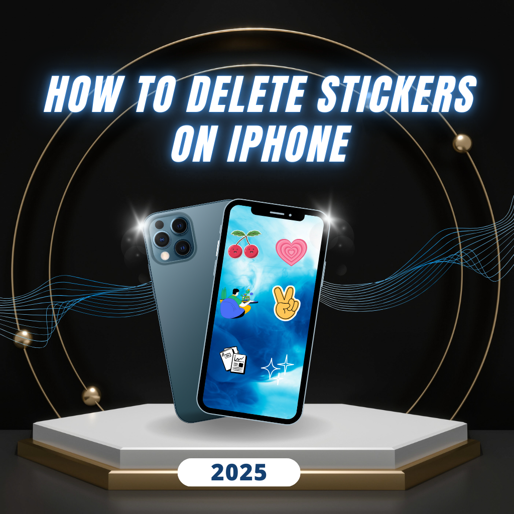 how to delete stickers on iphone